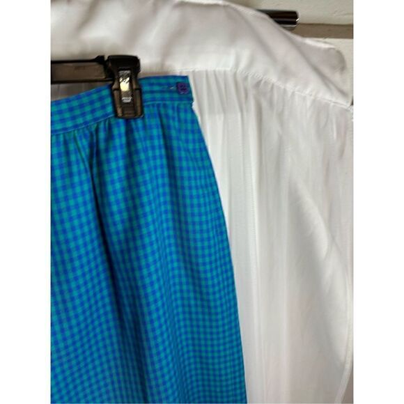 Vintage Pendleton Turquois Pencil Skirt - Picture 3 of 6